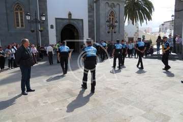 Telde da su último adiós al cabo Rubén Rivero (Foto TA)